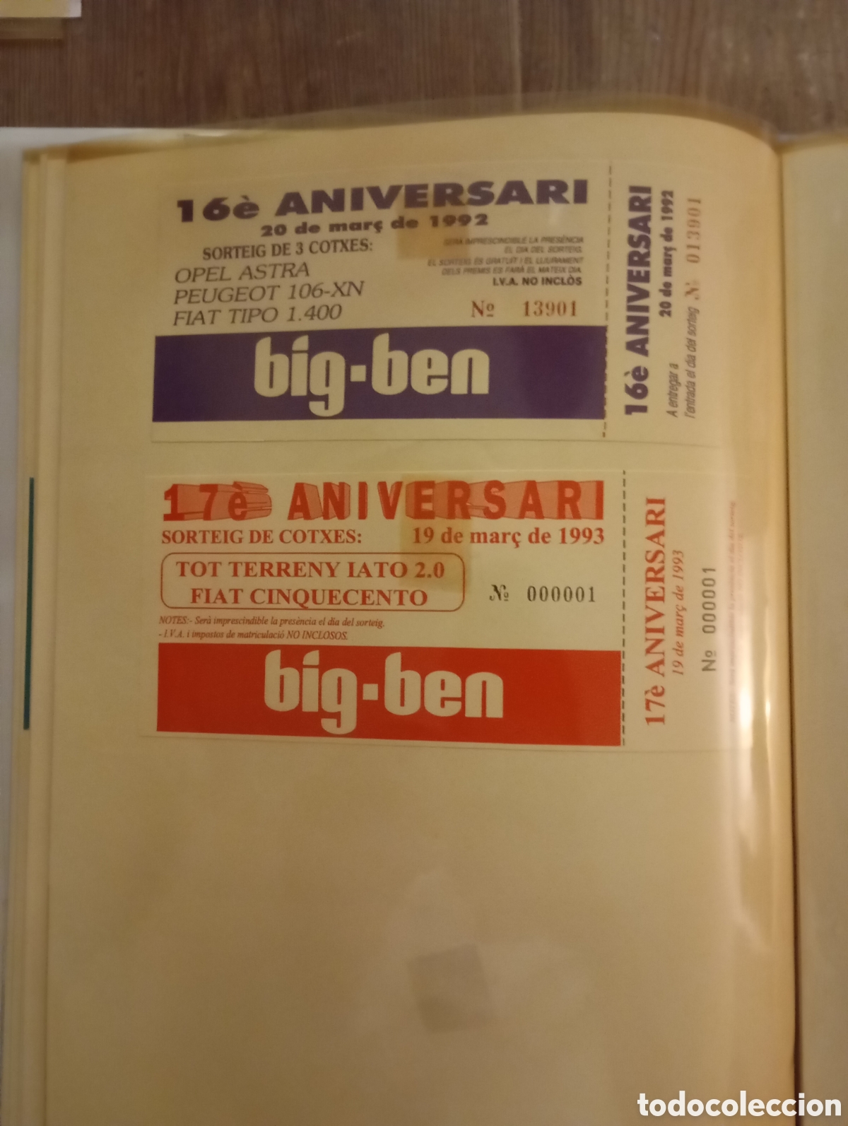 Entradas antiguas de conciertos: Bigben entradas antiguas - Foto 9