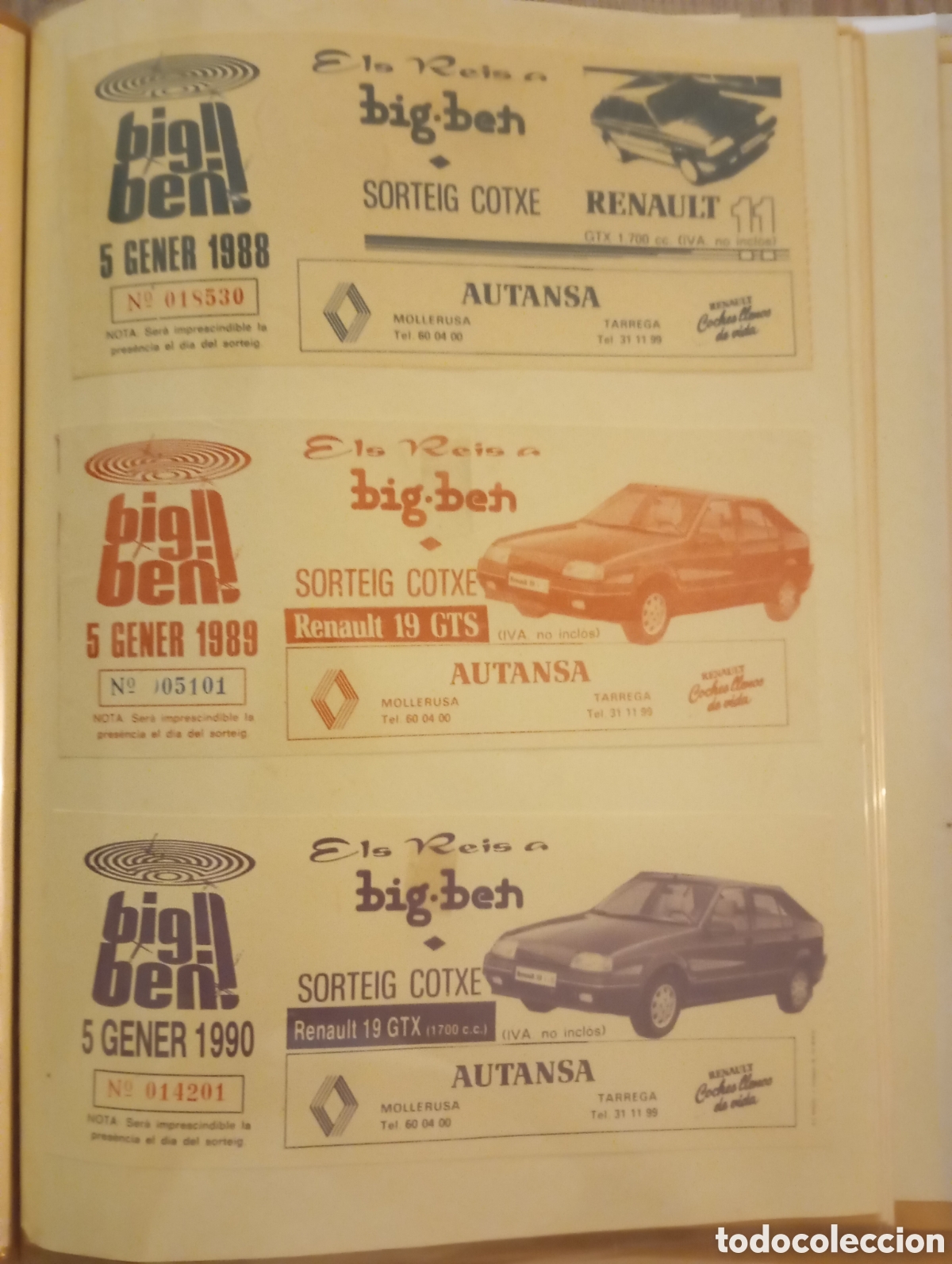 Entradas antiguas de conciertos: Bigben entradas antiguas - Foto 10