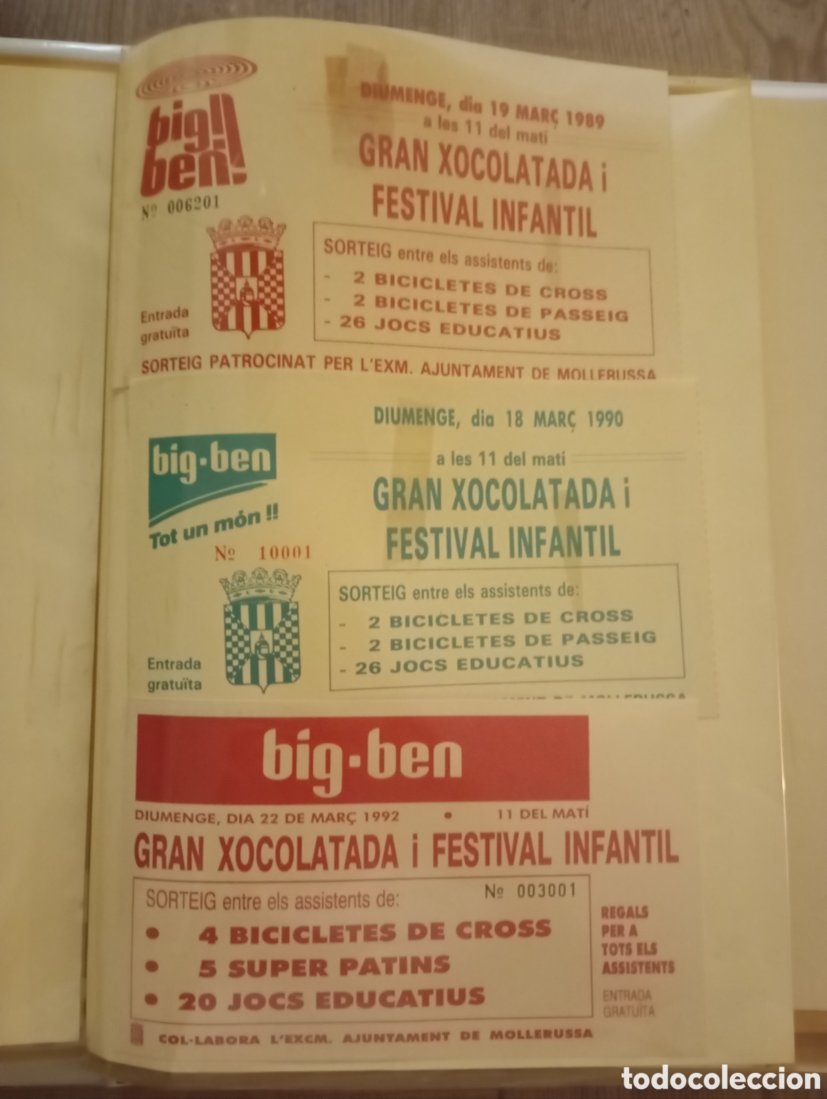 Entradas antiguas de conciertos: Bigben entradas antiguas - Foto 11