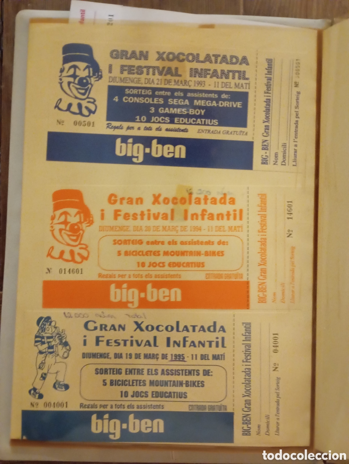 Entradas antiguas de conciertos: Bigben entradas antiguas - Foto 13