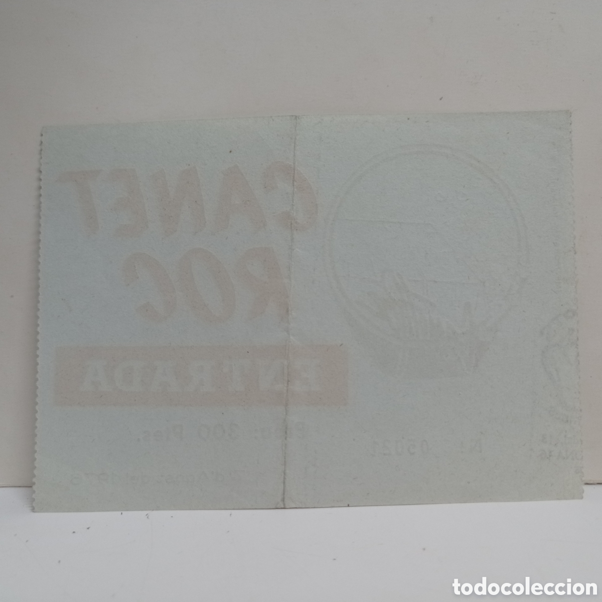 Entradas antiguas de conciertos: ENTRADA CANET ROC 1976 - Foto 2