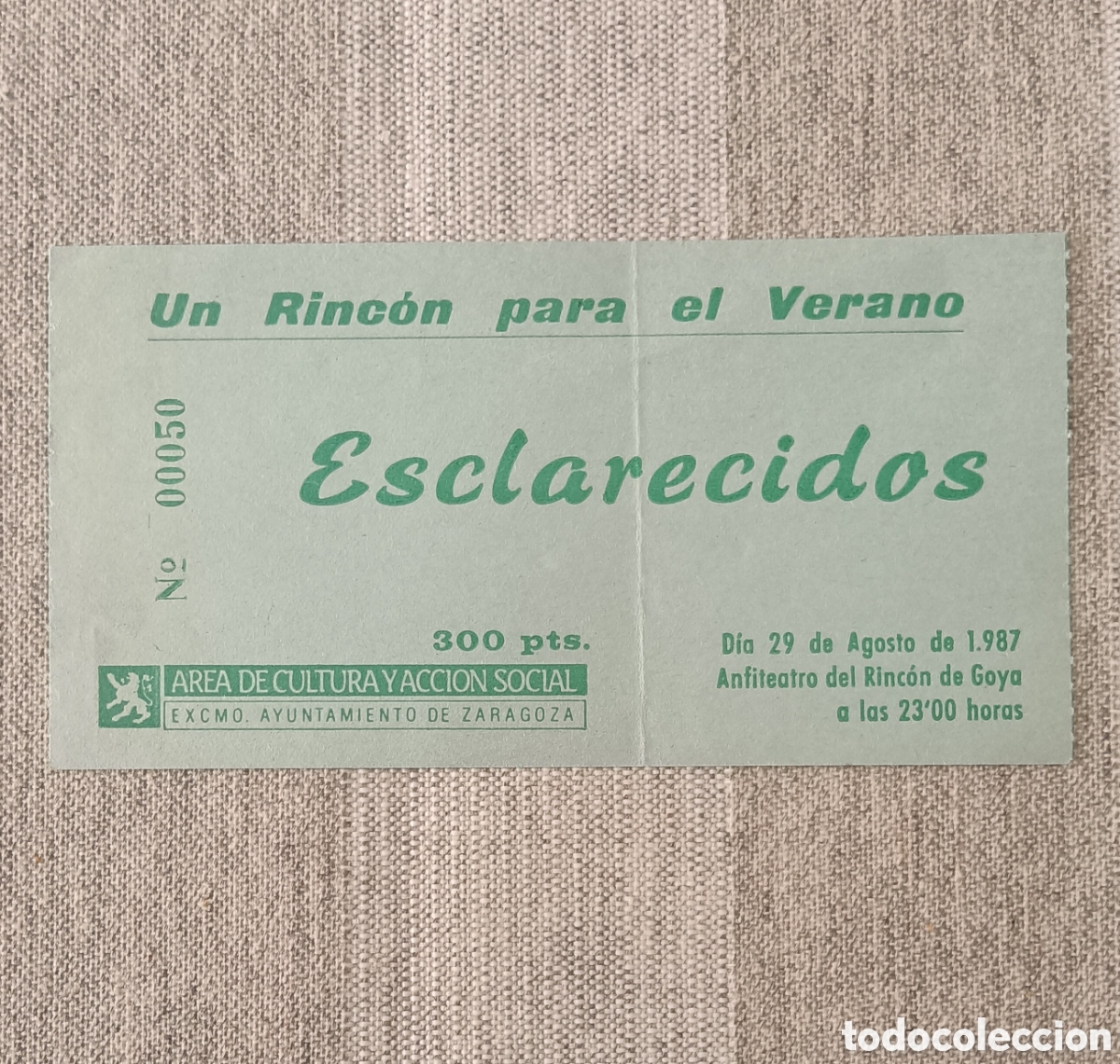 Entradas antiguas de conciertos: Entrada Concierto Esclarecidos - Foto 1