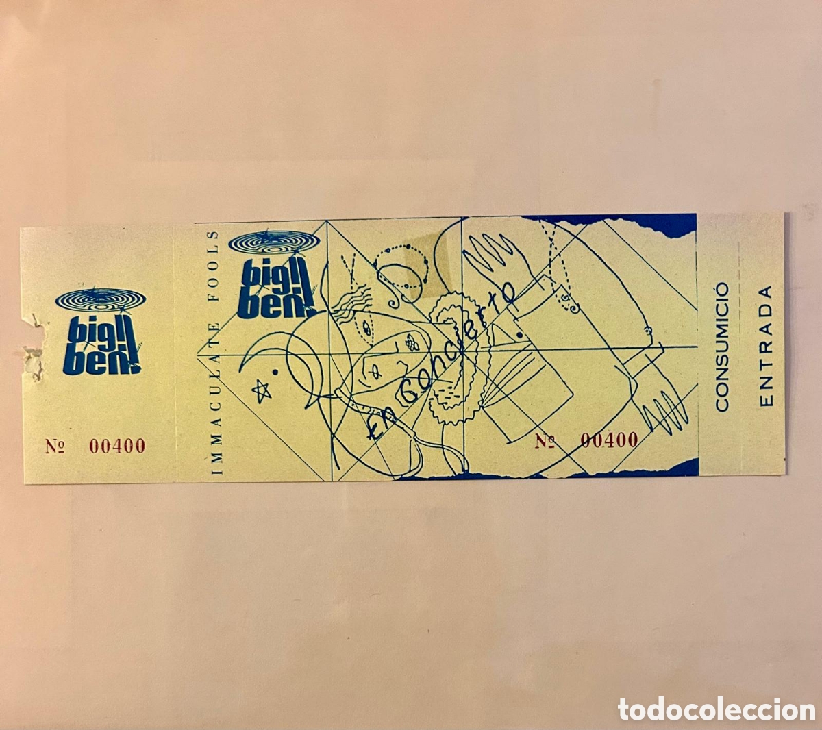 Entradas antiguas de conciertos: Concierto de immaculate fools - Foto 1