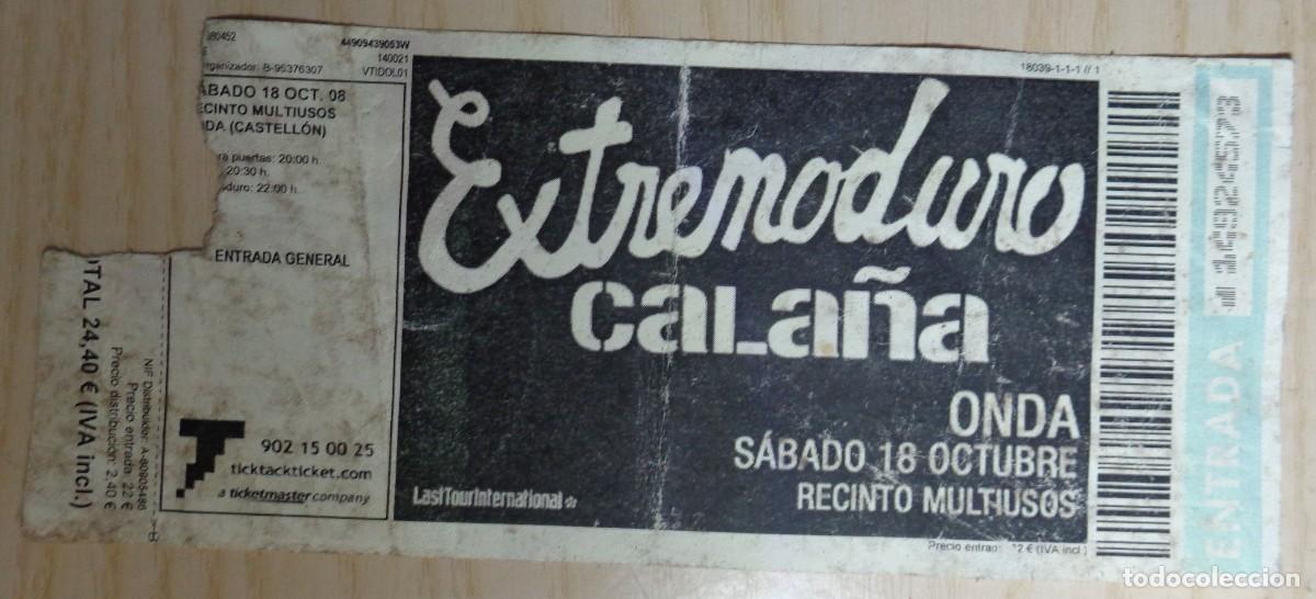 Entradas antiguas de conciertos: ENTRADA CONCIERTO EXTREMODURO - Foto 1