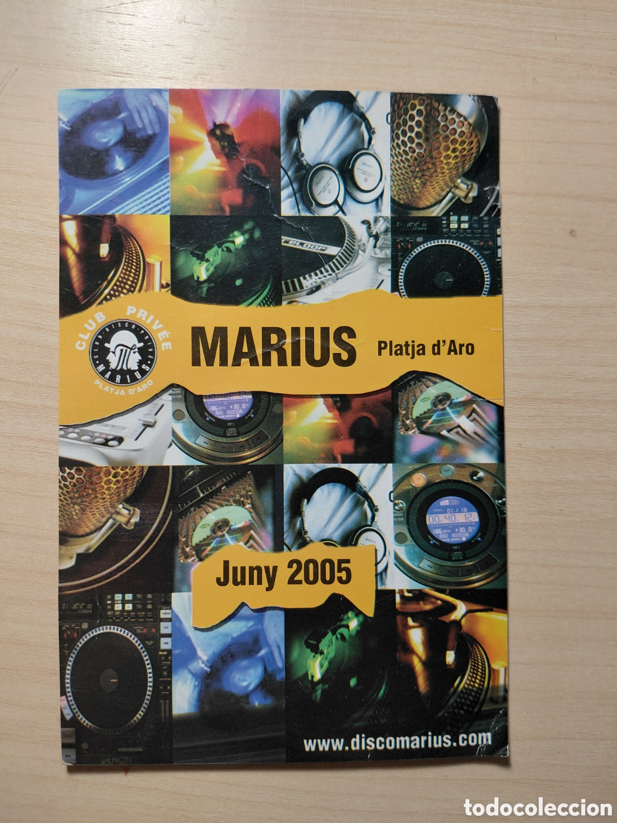 Entradas antiguas de conciertos: FLYER DISCO MARIUS - PLATJA DARO ANY 2005 - Foto 1