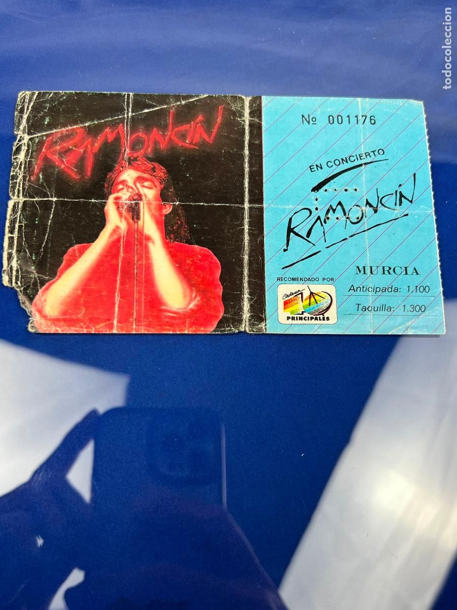 Entradas Antiguas de Conciertos: ENTRADA CONCIERTO RAMONCIN