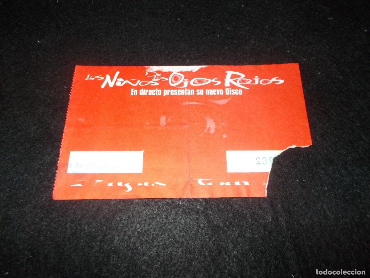 Entradas Antiguas de Conciertos: Entrada Concierto LOS NI&Ntilde;OS DE LOS OJOS ROJOS, C&aacute;ceres