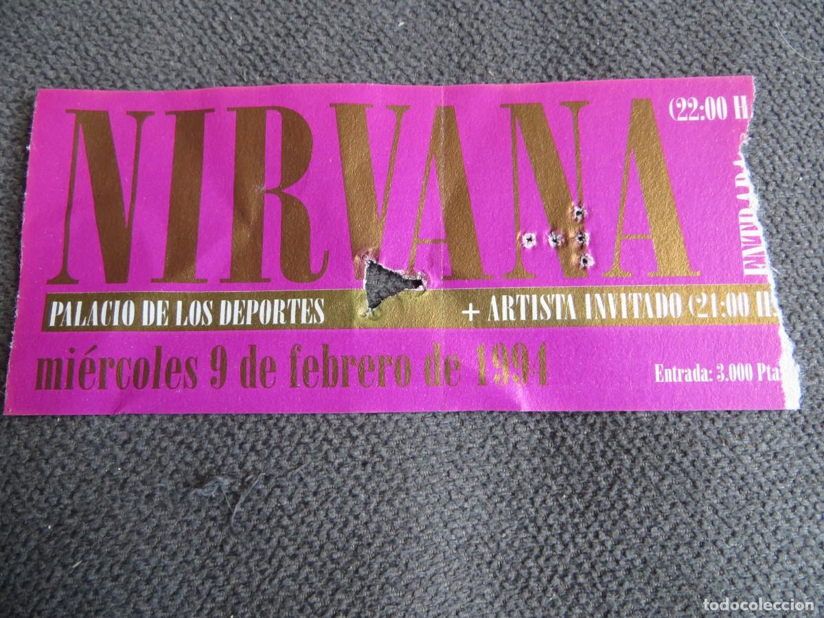 Entradas Antiguas de Conciertos: NIRVANA: ENTRADA CONCIERTO - BARCELONA 1994 !!!!
