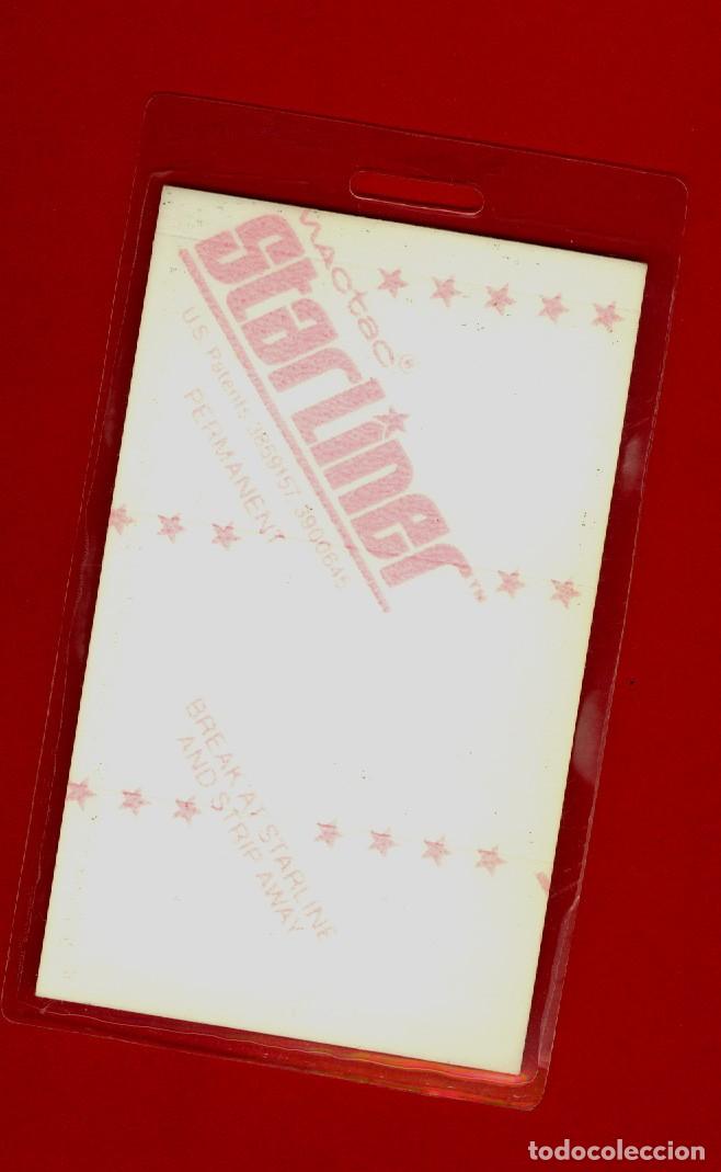 Entradas antiguas de conciertos: Pink Floyd - &rdquo;Wall Crew&rdquo; - Backstage Pass - Laminated - Foto 2