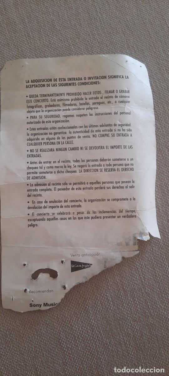 Entradas antiguas de conciertos: Michael Jackson tour Dangerous - Foto 2