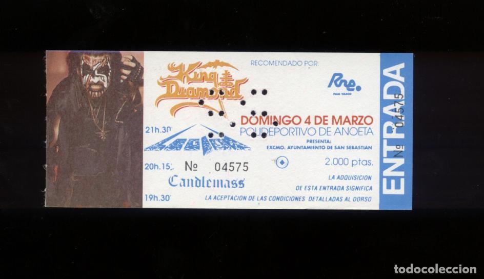 Entradas Antiguas de Conciertos: King Diamond San Sebasti&aacute;n 1992
