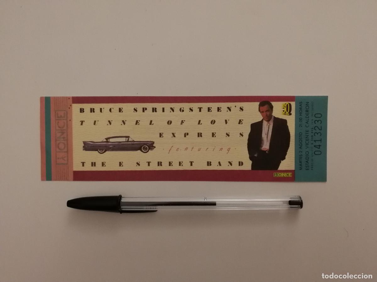 Entradas Antiguas de Conciertos: ENTRADA REPRODUCCION - BRUCE SPRINGSTEEN - TUNNEL OF LOVE - MUSICA