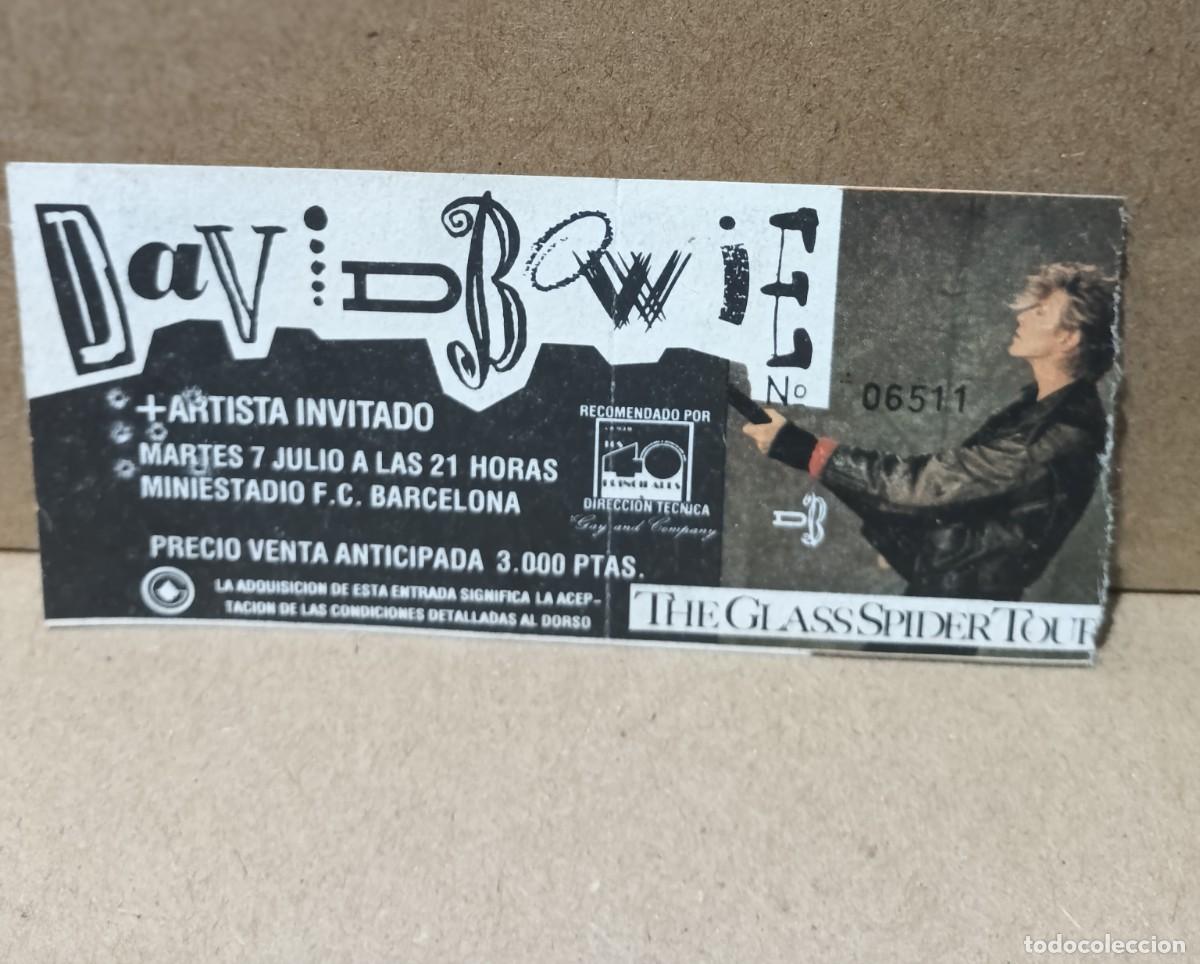 Tickets for concerts: D. BOWIE - MINI ESTADI F.C.B. - ENTRADA.