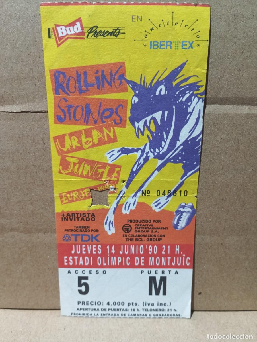 Tickets for concerts: THE ROLLING STONES - ESTADI OL&Iacute;MPIC MONTJU&Iuml;C - ENTRADA.