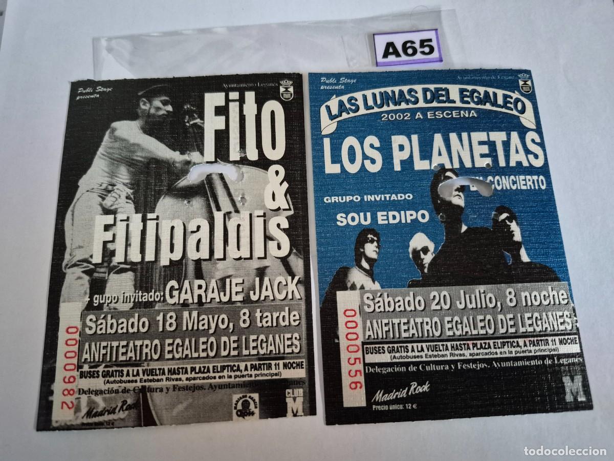 Entradas Antiguas de Conciertos: entradas de conciertos