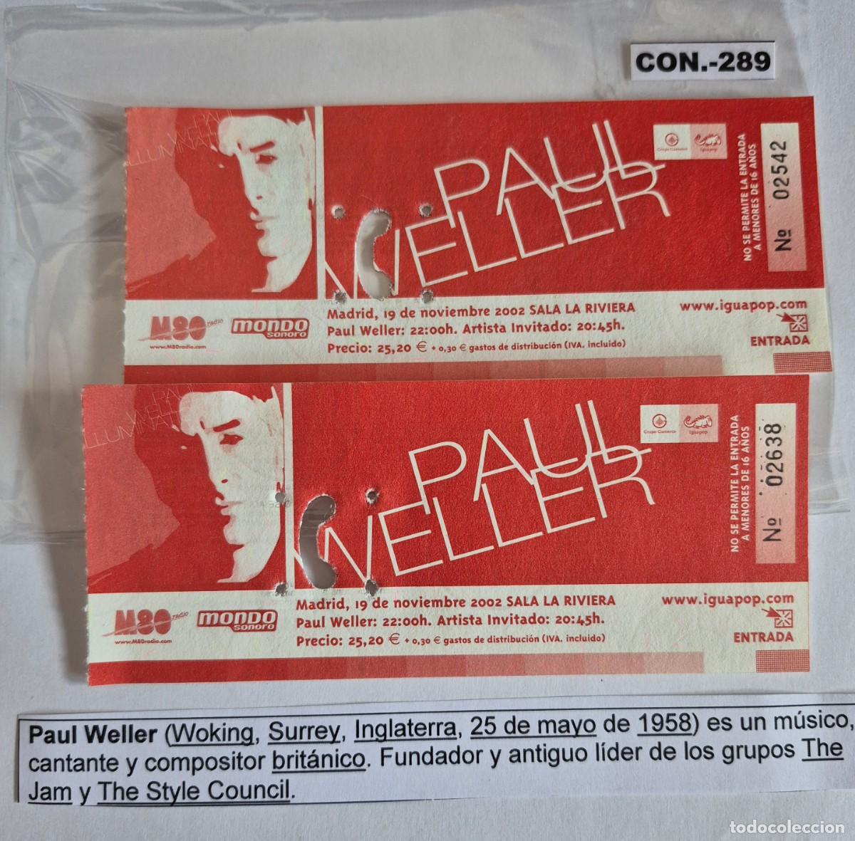 Entradas Antiguas de Conciertos: entradas de conciertos