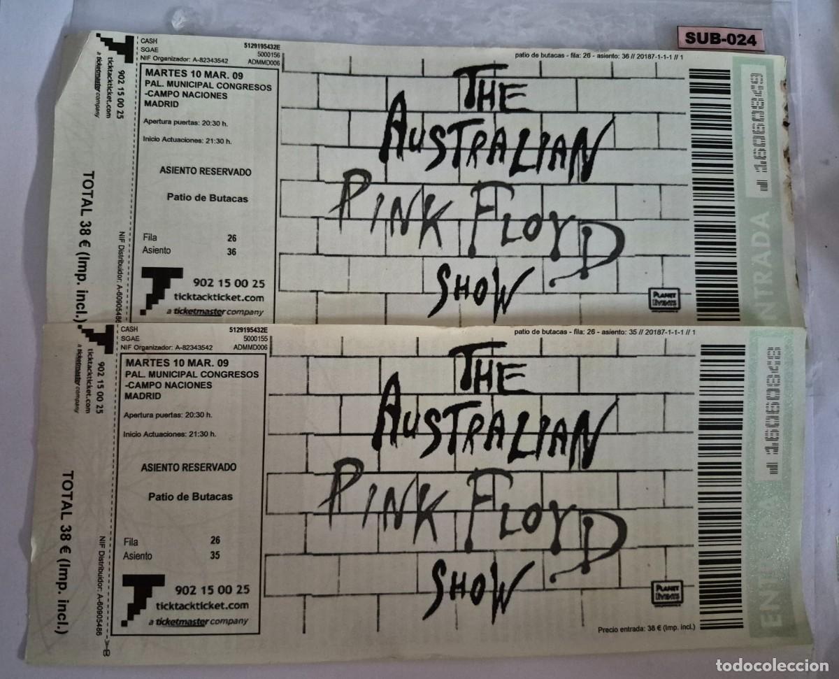 Entradas Antiguas de Conciertos: entradas de conciertos