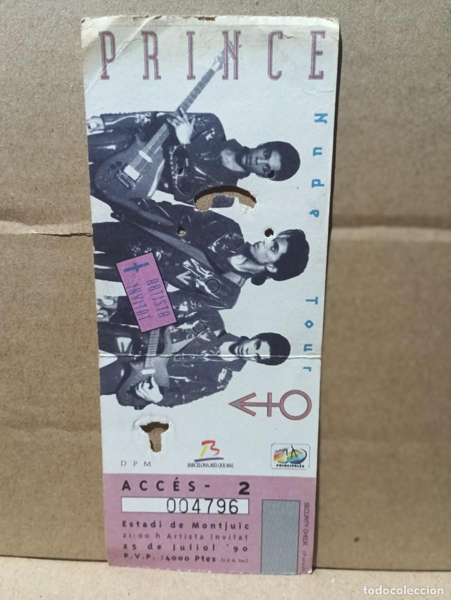 Entradas Antiguas de Conciertos: PRINCE-NUDE TOUR 1990-E.O.MONTJU&Iuml;C.