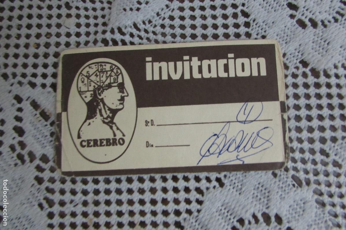 Tickets for concerts: INVITACION DISCOTECA CEREBRO