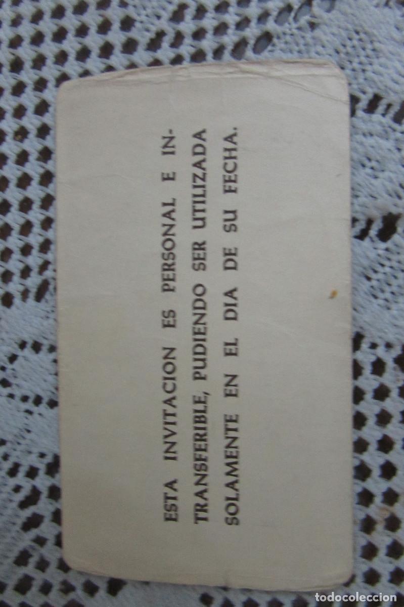 Entradas antiguas de conciertos: INVITACION DISCOTECA CEREBRO - Foto 3