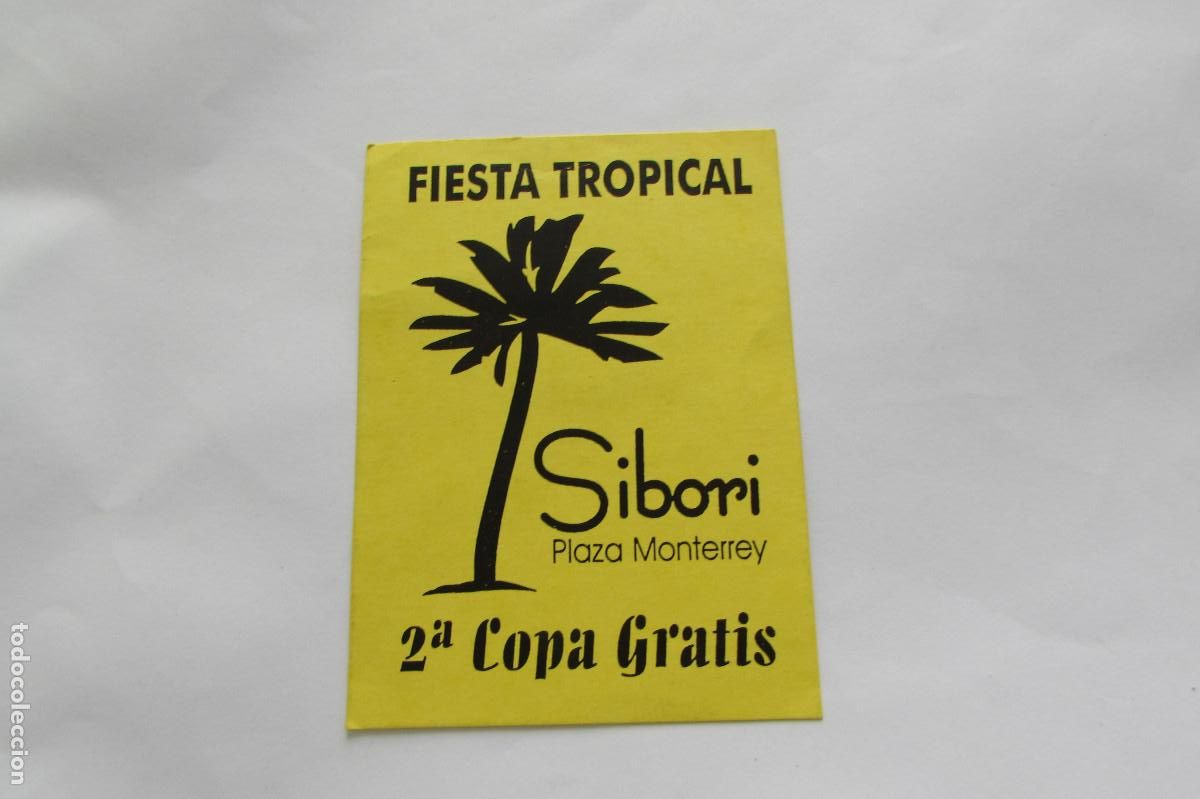Entradas antiguas de conciertos: FIESTA TROPICAL SIBORI PLAZA MONTERREY SALAMANCA