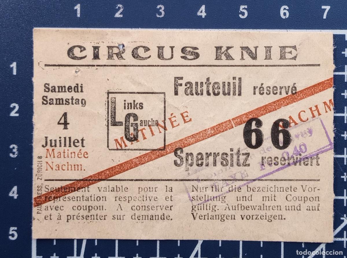 Tickets for concerts: ENTRADA/TIQUET - CIRCUS KNIE