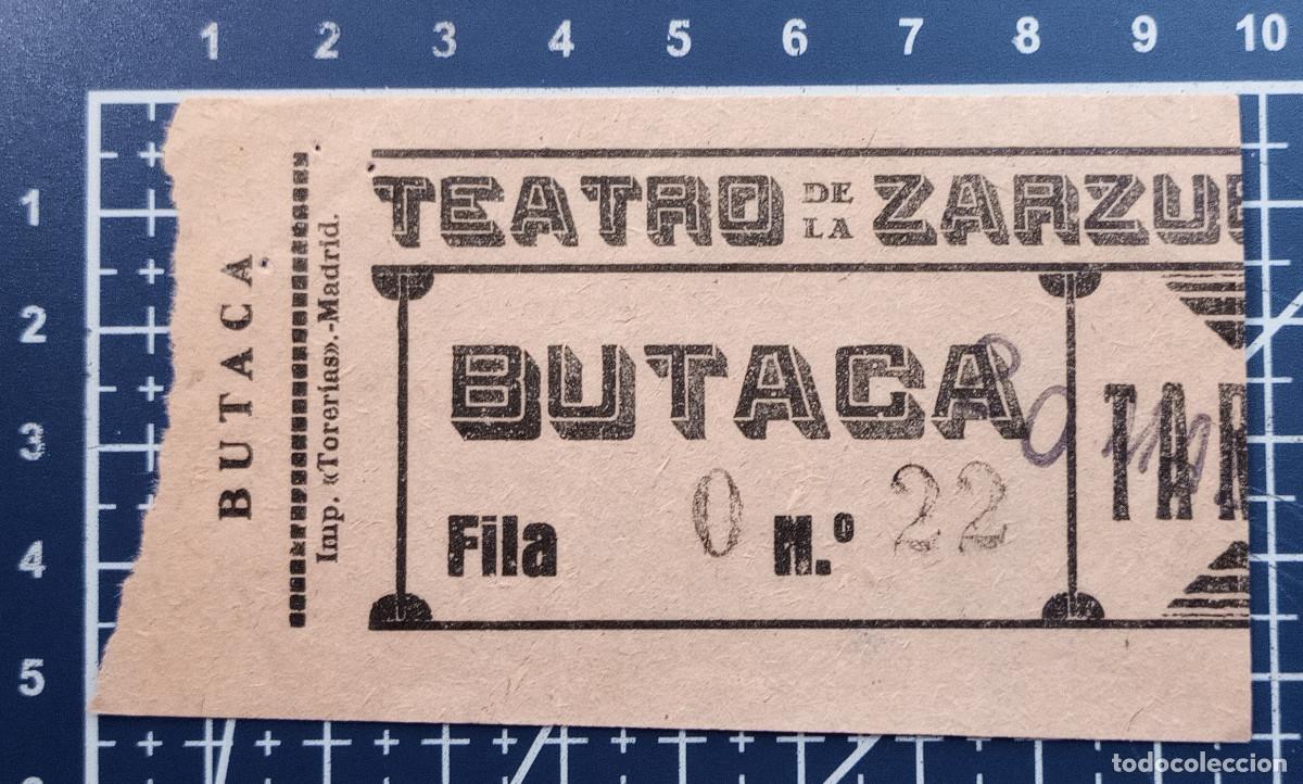 Konzert-Eintrittskarten: ENTRADA/TIQUET - TEATRO DE LA ZARZUELA