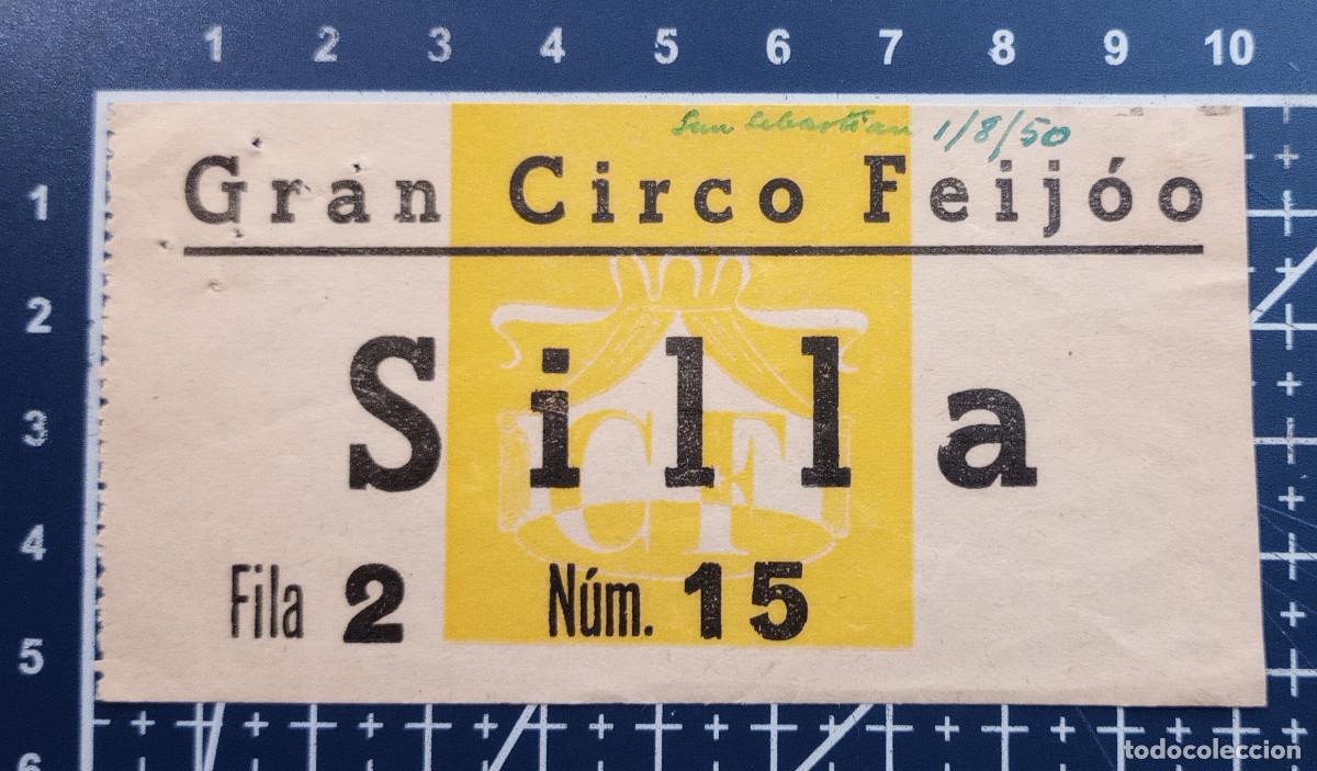 Konzert-Eintrittskarten: ENTRADA/TIQUET - GRAN CIRCO FEIJOO - SAN SEBASTIAN - 1950