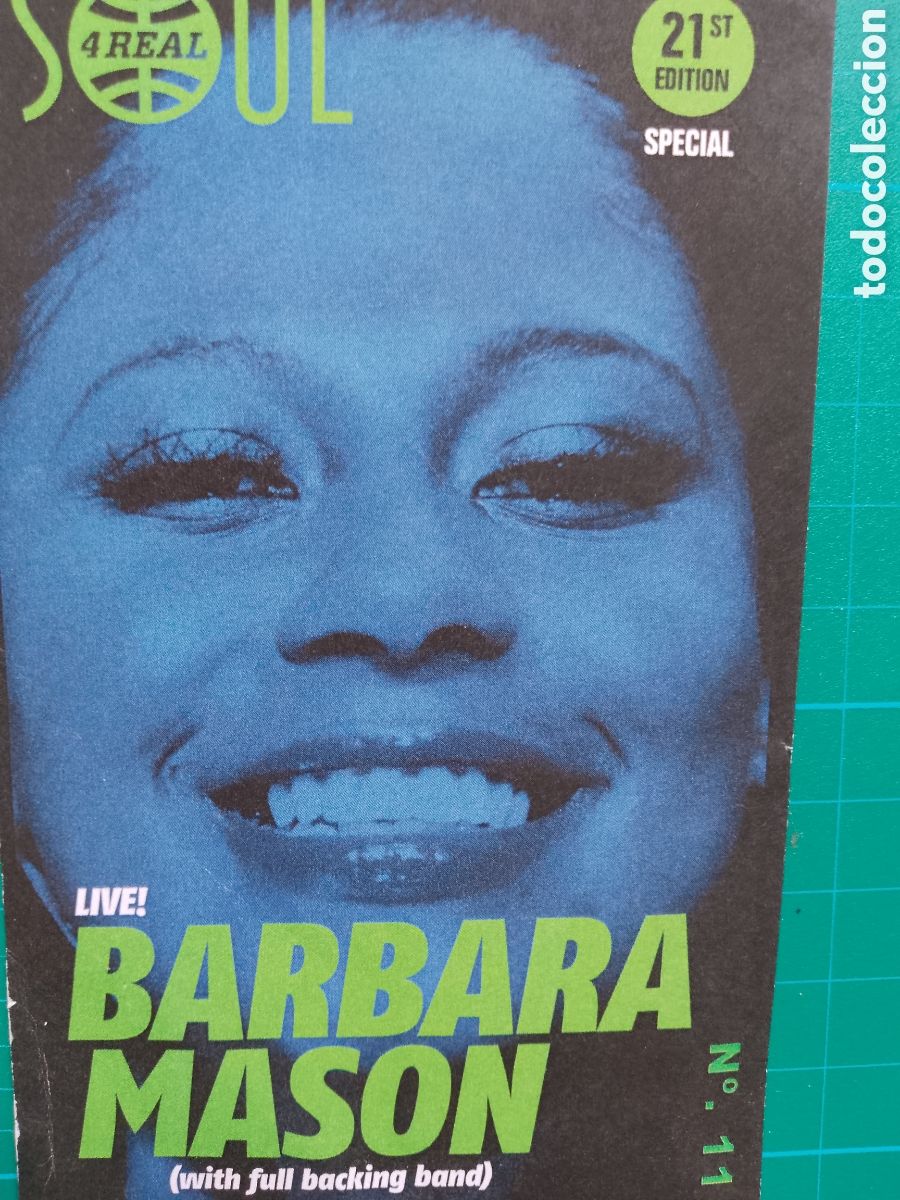 Entradas antiguas de conciertos: BARBARA MASON .ENTRADA TICKET. BILBAO KAFE ANTZOKIA . SOUL 4 REAL