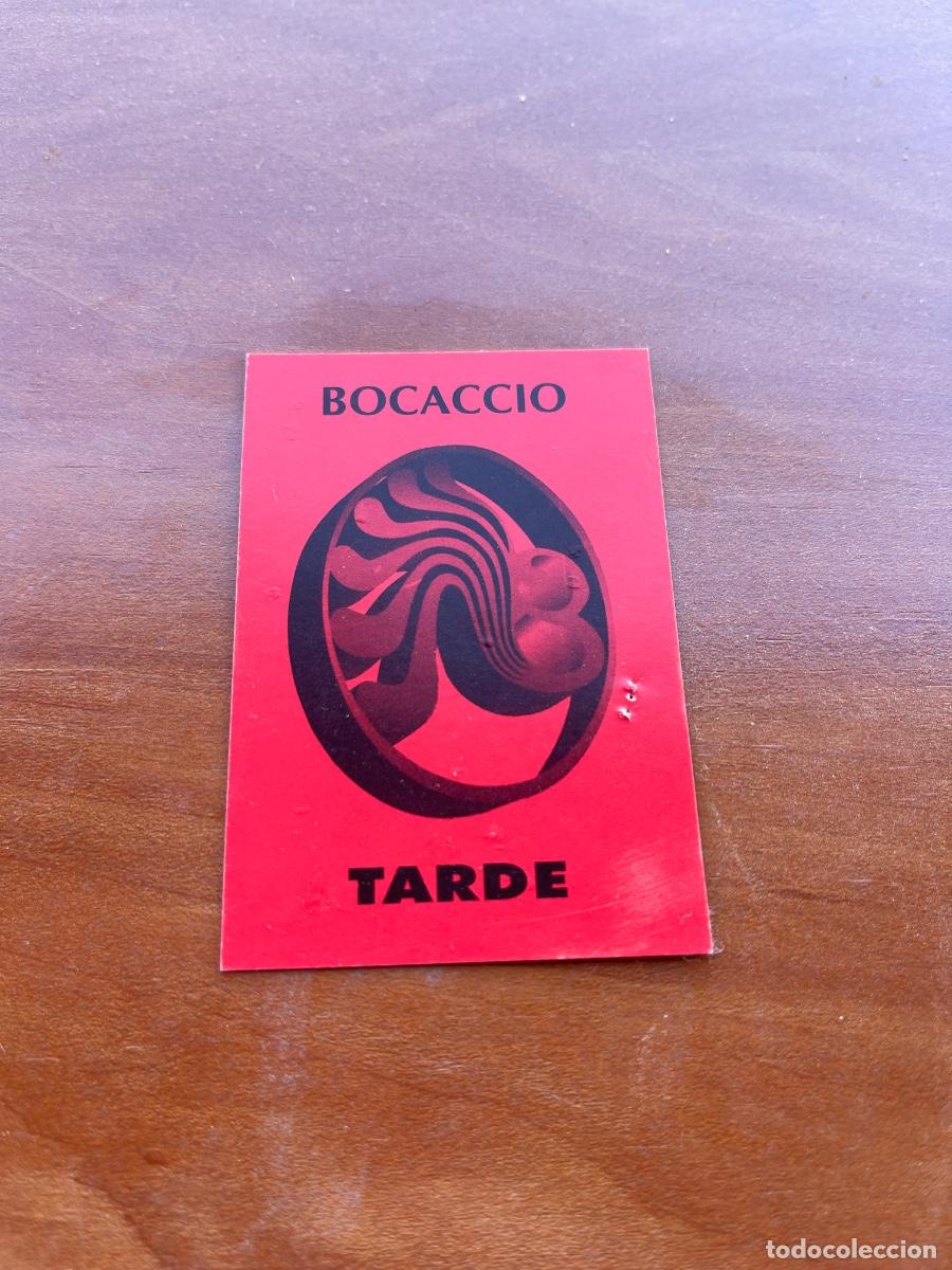 Entradas antiguas de conciertos: FLYER INVITACION ENTRADA DISCOTECA BOCACCIO ANOS 90 MADRID