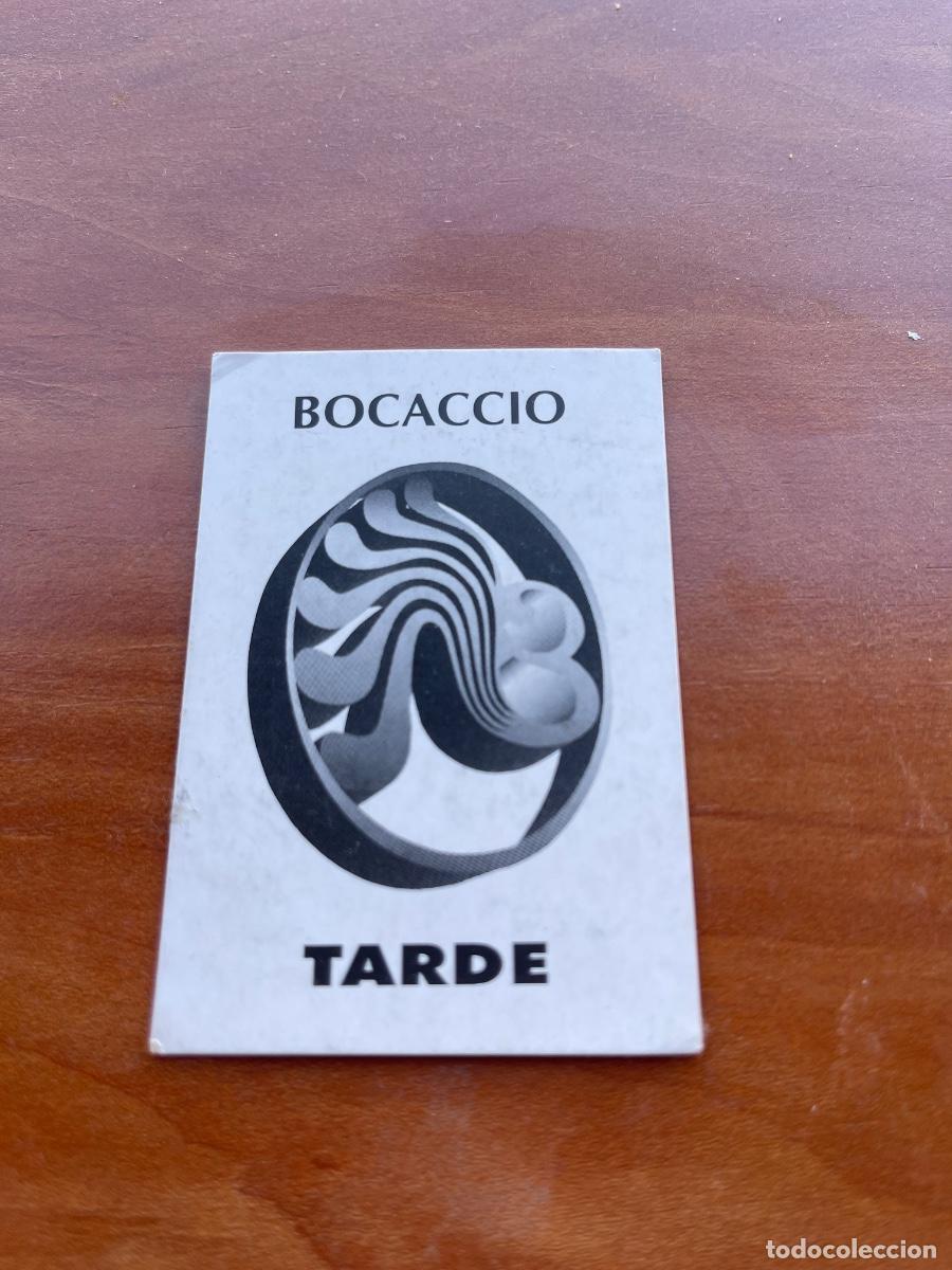 Entradas antiguas de conciertos: FLYER INVITACION ENTRADA DISCOTECA BOCACCIO ANOS 90 MADRID