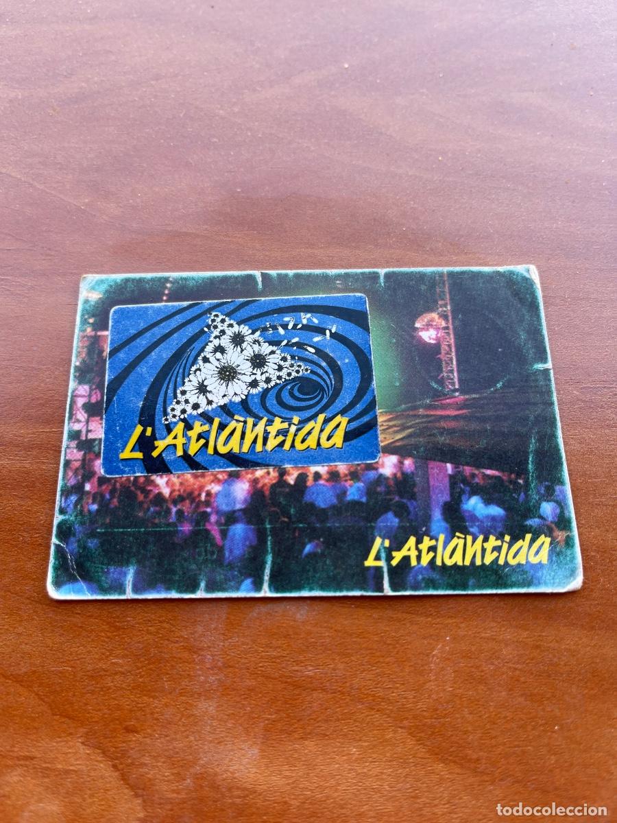 Entradas antiguas de conciertos: FLYER INVITACION ENTRADA DISCOTECA LA ATL&Aacute;NTIDA TARDE ANOS 90 BARCELONA
