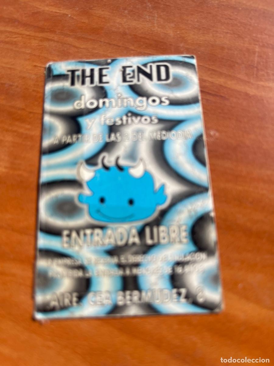 Entradas antiguas de conciertos: FLYER INVITACION ENTRADA DISCOTECA THE END TARDE ANOS 90 MADRID