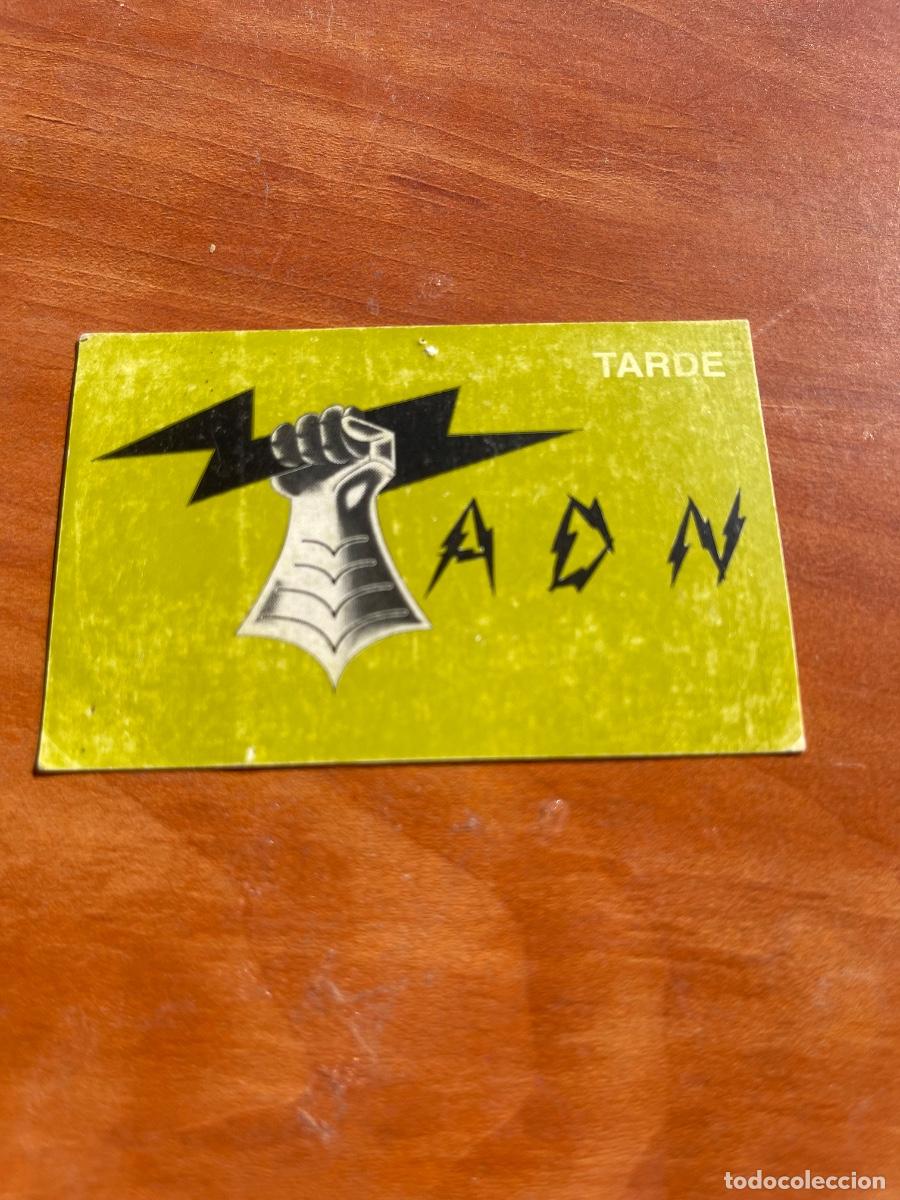 Entradas antiguas de conciertos: FLYER INVITACION ENTRADA DISCOTECA ADN TARDE ANOS 90 MADRID