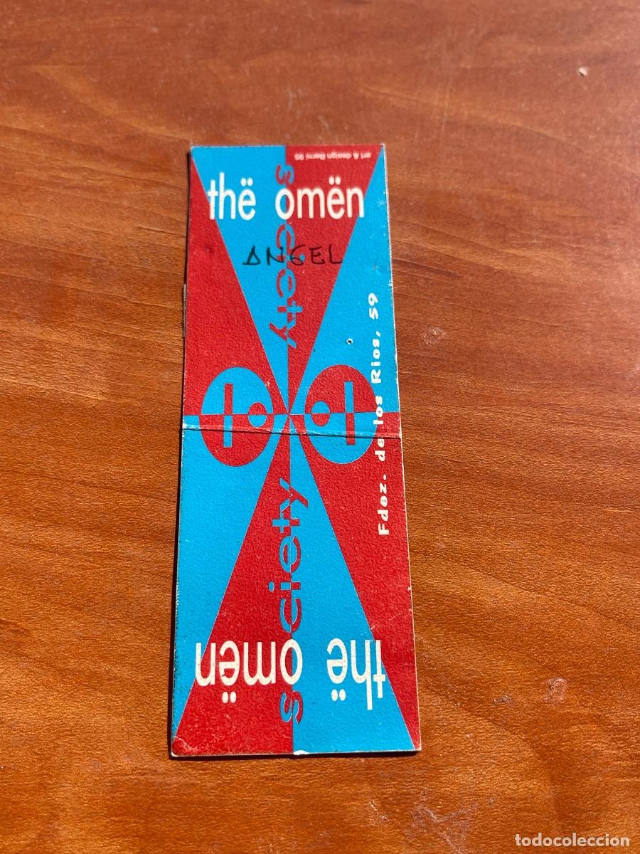 Billets de concerts: FLYER NOCHE INVITACION ENTRADA DISCOTECA OMEN ANOS 90 MADRID AFTER RARO
