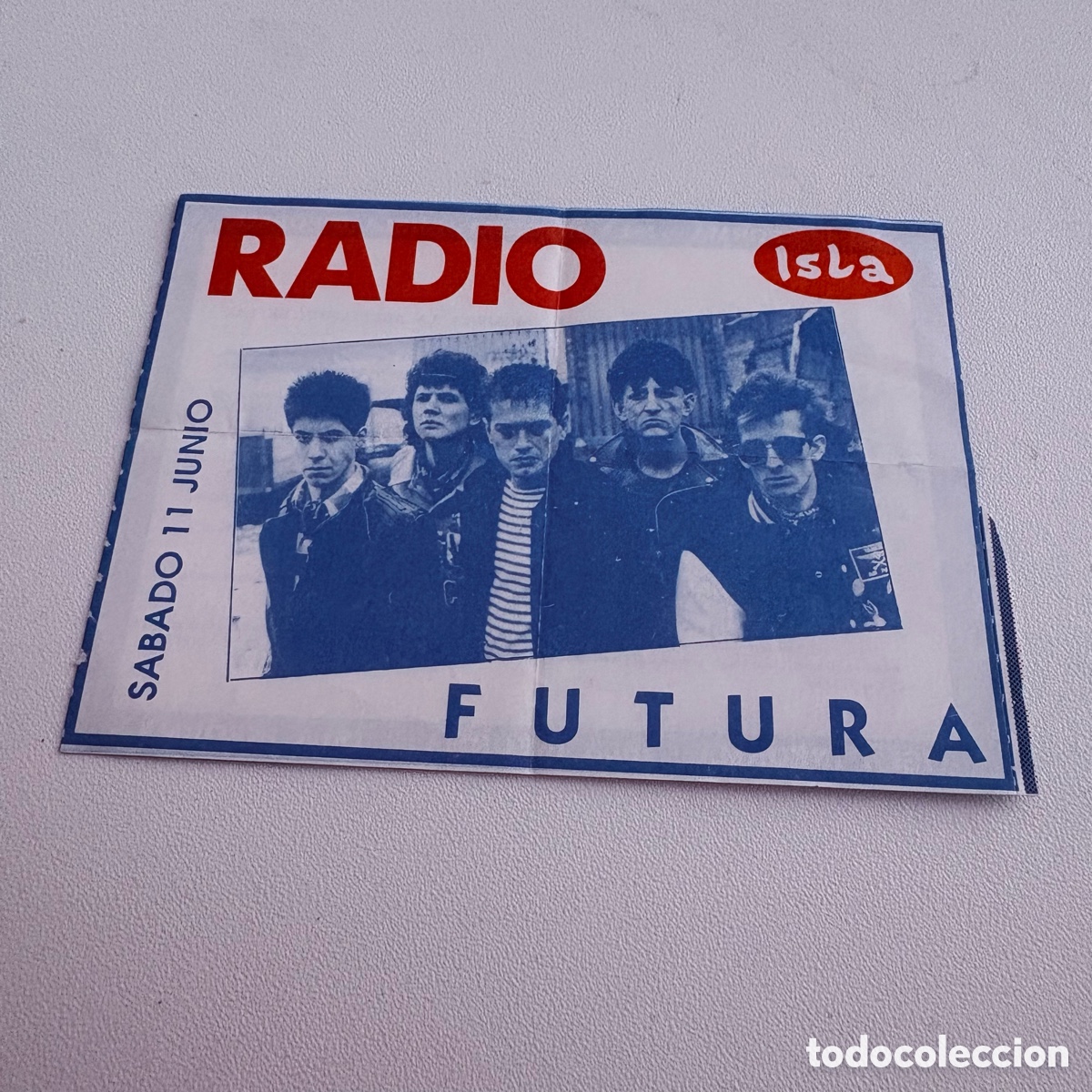 Entradas antiguas de conciertos: entrada concierto radio futura en valencia discoteca isla 11 de junio de 1988