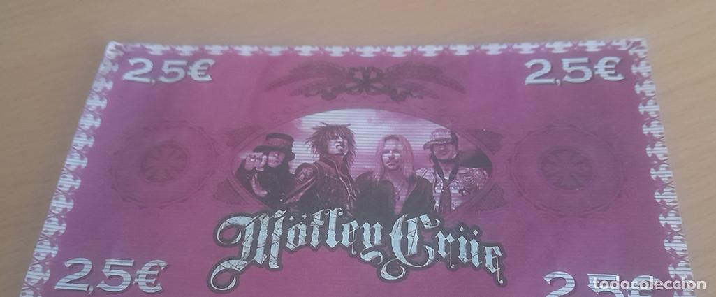Entradas antiguas de conciertos: motley crue billete concierto