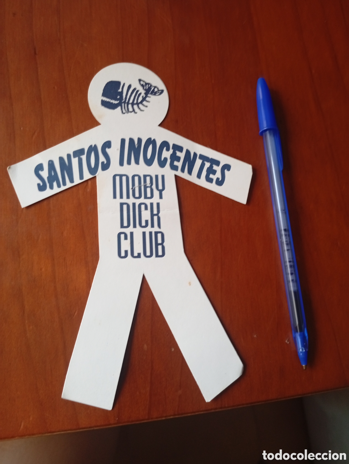 Entradas antiguas de conciertos: ORIGINAL MOBYDICK CLUB SANTOS INOCENTES MU&Ntilde;ECO PAPEL