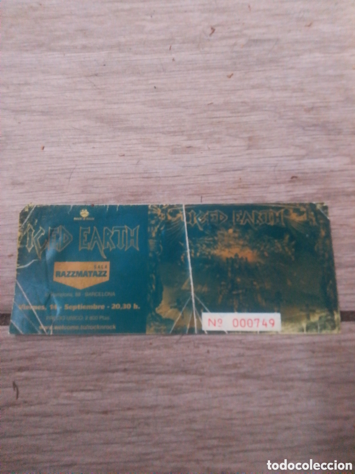 Billets de concerts: ICED EARTH - ENTRADA CONCIERTO - L -