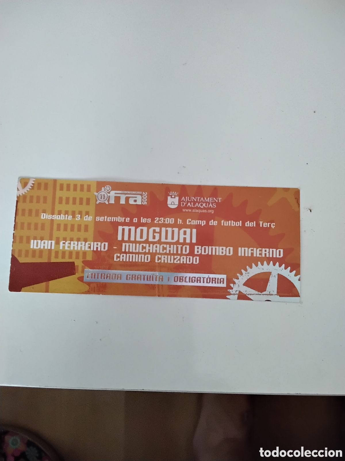 Entradas antiguas de conciertos: Mogwai ivan Ferreiro