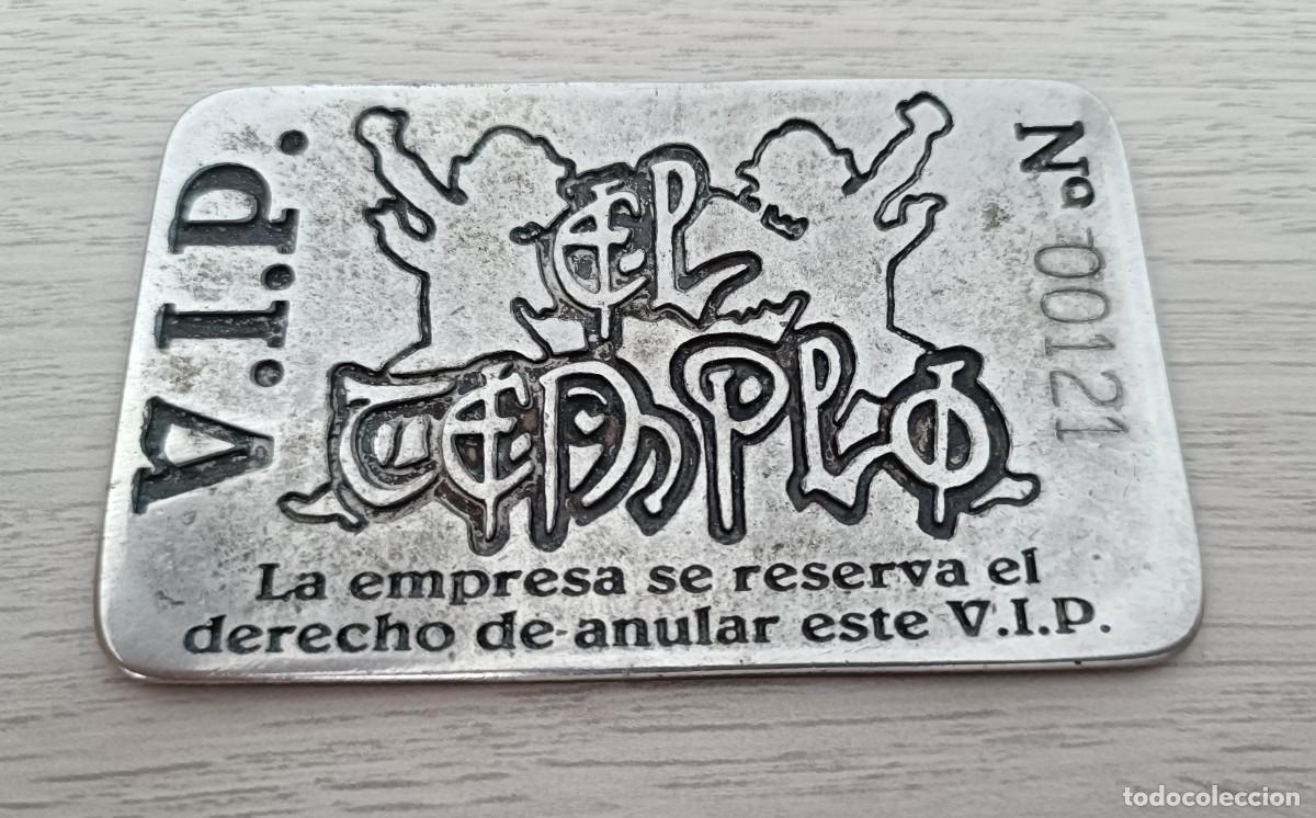 Entradas antiguas de conciertos: Discoteca EL TEMPLO, Cullera, VIP MET&Aacute;LICO Numerado, Valencia, Chimo Bayo, Ruta Destroy Bakalao
