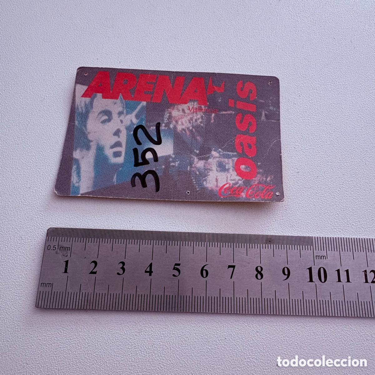 Entradas antiguas de conciertos: flyer invitacion publicidad discote arena valencia fiesta especial oasis