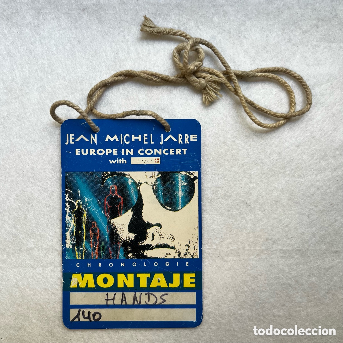 Entradas antiguas de conciertos: M&Uacute;SICA / PASE / MONTAJE / JEAN MICHEL JARRE / CHRONOLOGIE / EUROPE IN CONCERT
