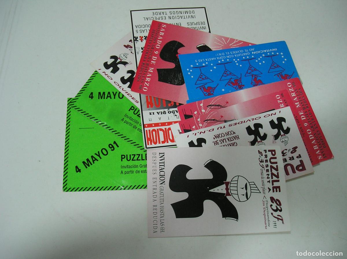 Entradas antiguas de conciertos: DISCOTECA , DISCOTECAS VALENCIANAS LOTE 12 ENTRADA DESCUENTO INVITACION FLYER LOTE AGO20