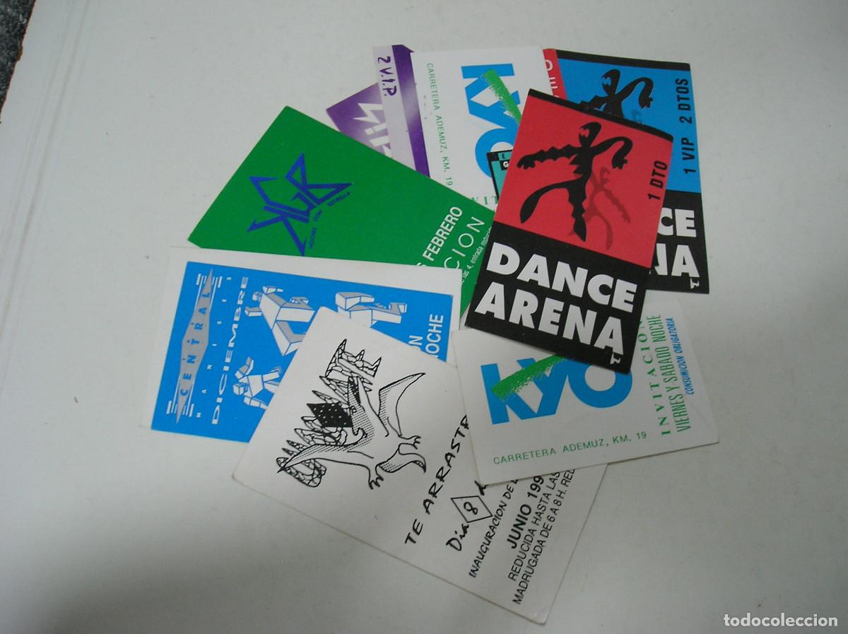 Entradas antiguas de conciertos: DISCOTECA , DISCOTECAS VALENCIANAS LOTE 12 ENTRADA DESCUENTO INVITACION FLYER LOTE AGO22