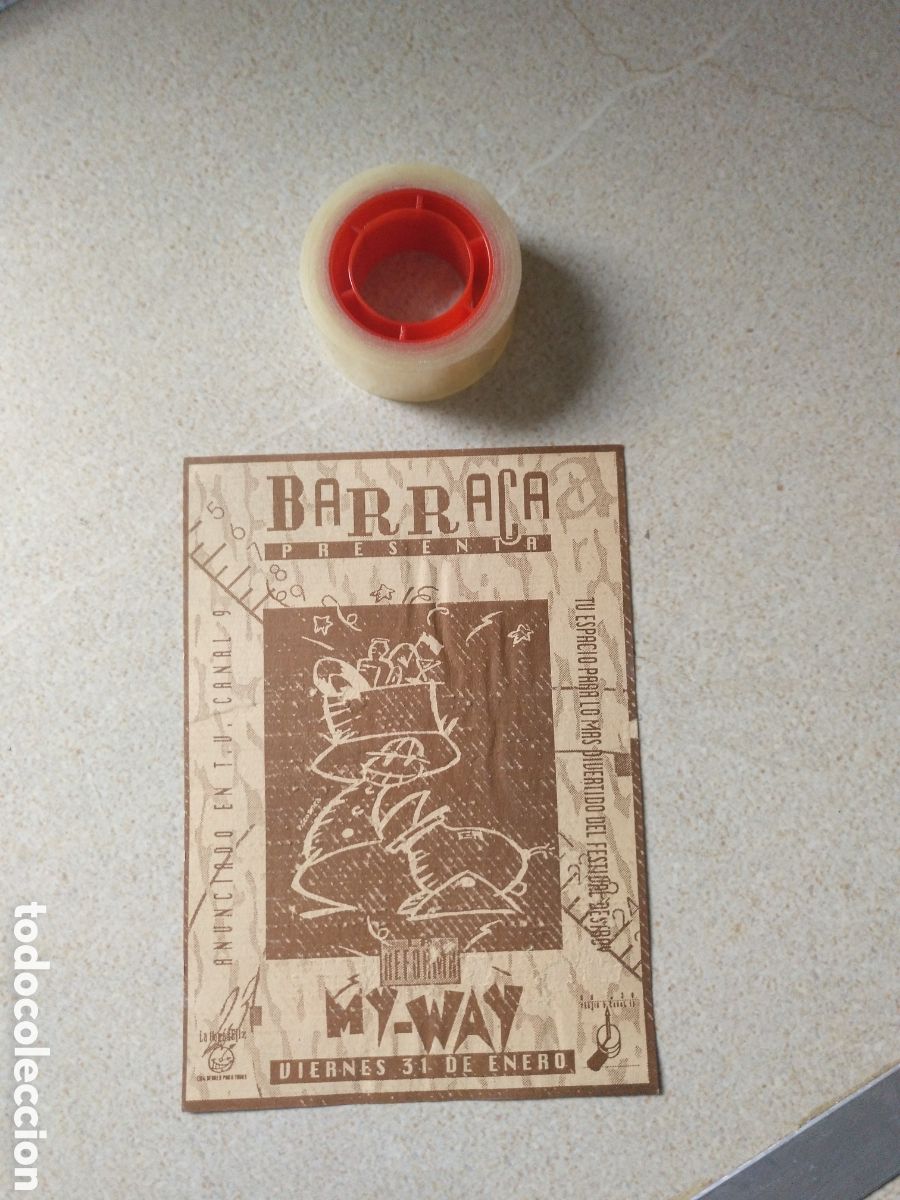 Entradas antiguas de conciertos: POSTAL FLYER DISCOTECA BARRACA VALENCIA
