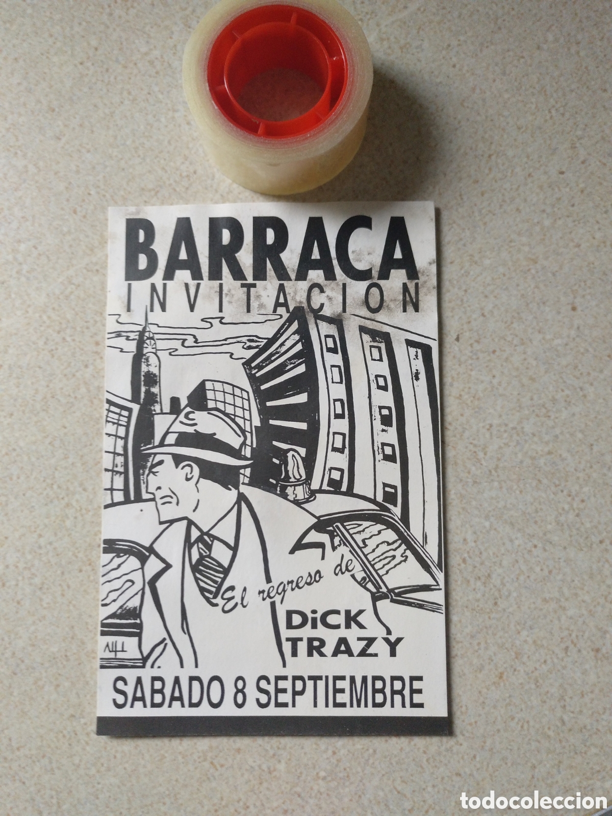 Entradas antiguas de conciertos: POSTAL FLYER DISCOTECA BARRACA VALENCIA