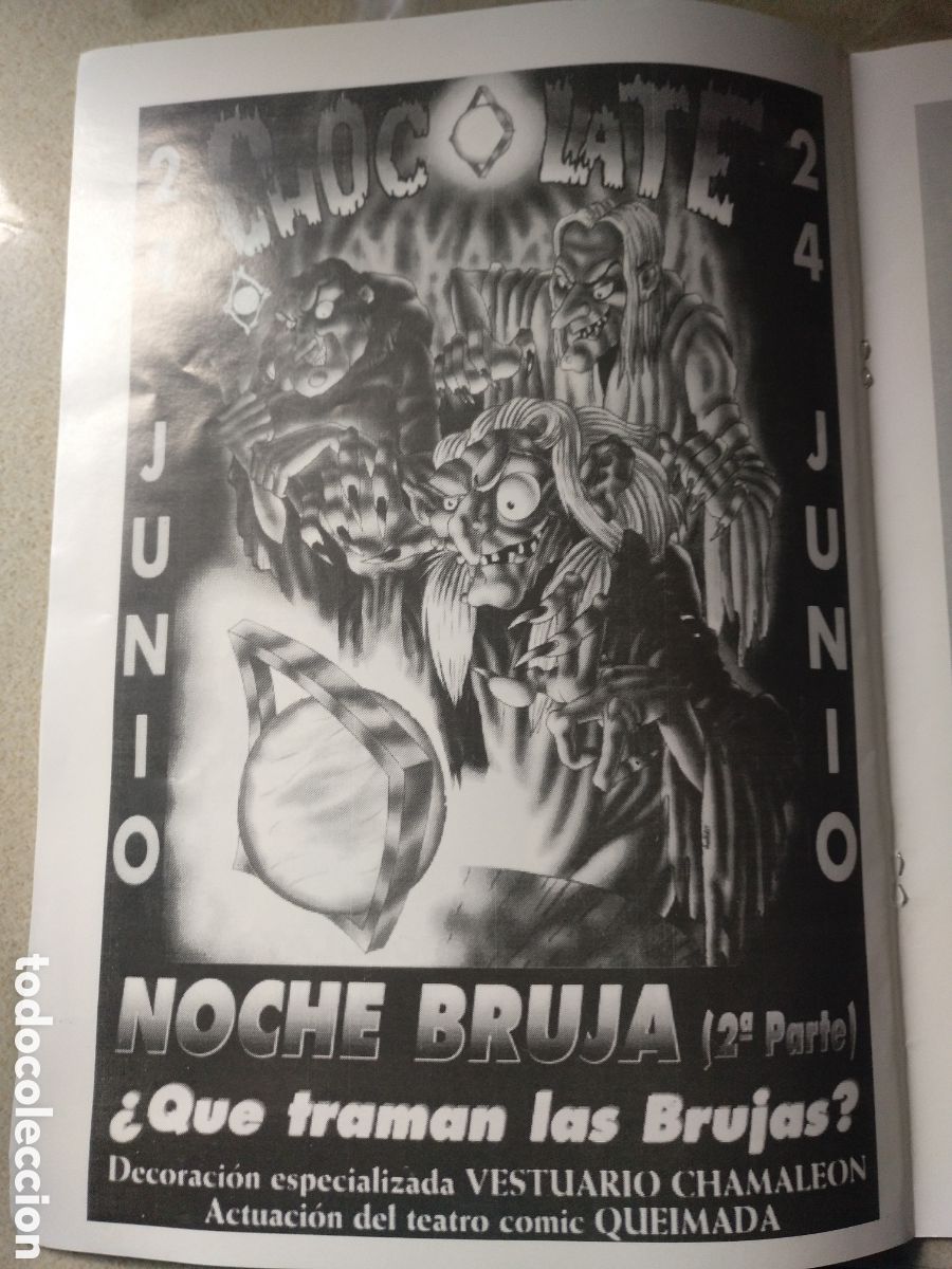 Entradas antiguas de conciertos: REVISTA DISCOTECA CHOCOLATE A&Ntilde;O 95, - Foto 2
