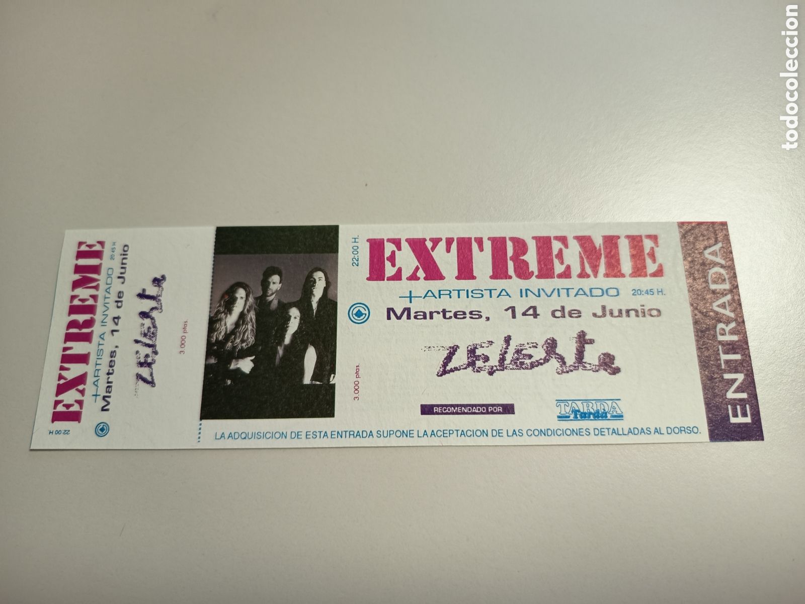 Entradas antiguas de conciertos: Entrada original concierto Extreme 1994 Barcelona (Espa&ntilde;a) ticket biglietto billet