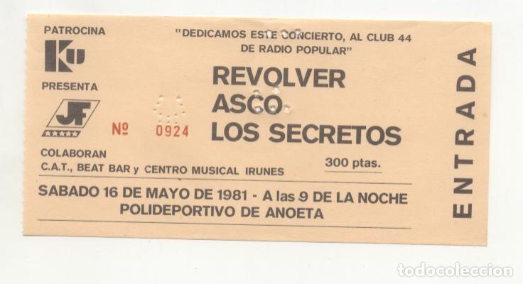 Entradas antiguas de conciertos: ENTRADAS DE CONCIERTO NUEVAS LOTE DE 15 GRUPOS ESPA&Ntilde;OLES